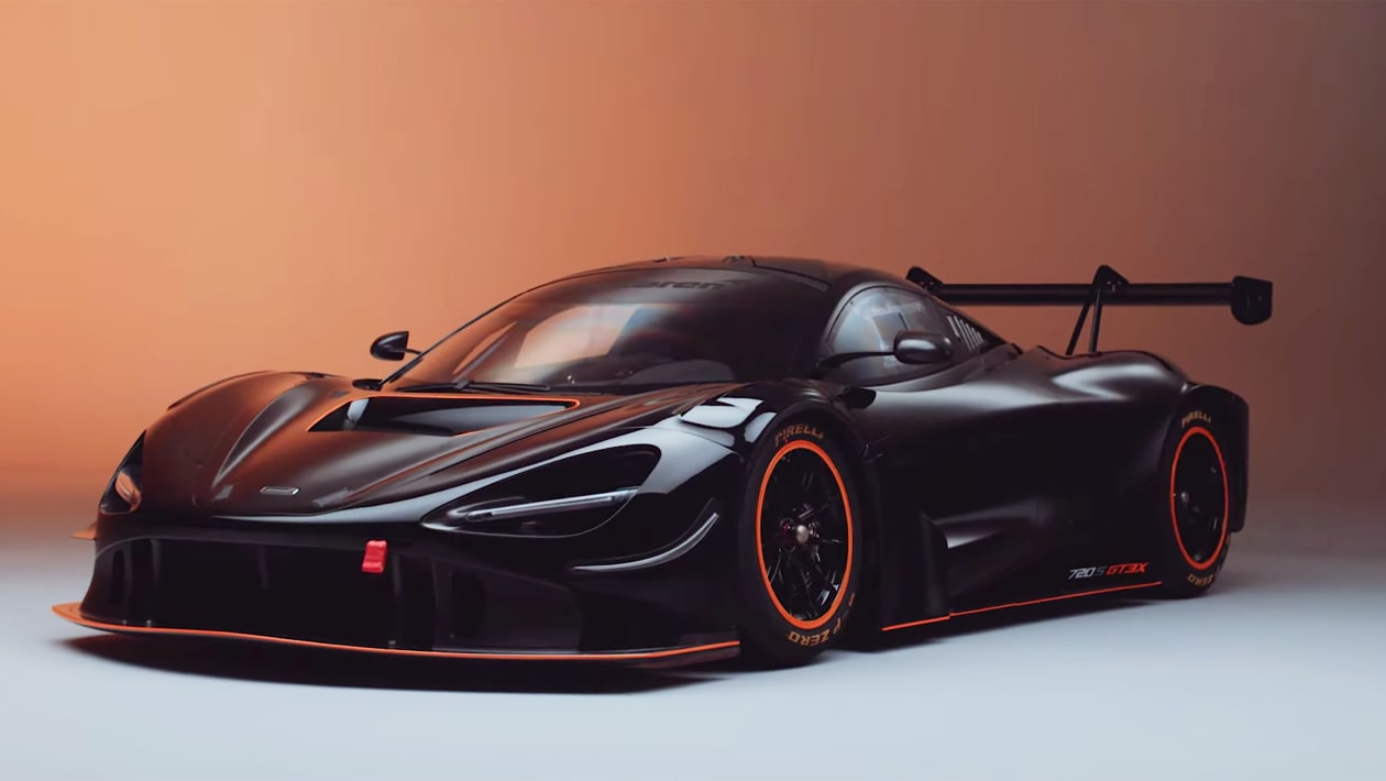 aria-label="McLaren 720S GT3X reveal"